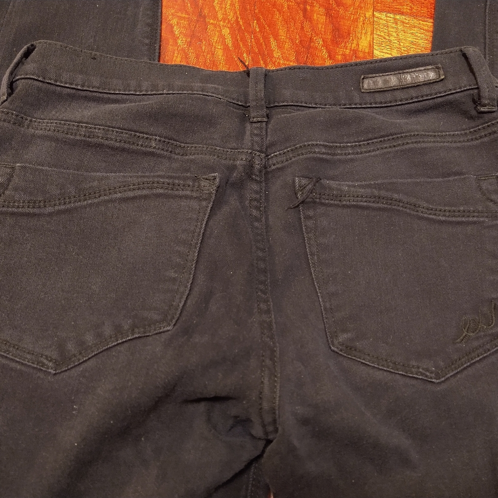 Express Jeans Black Leggings Jeggings Mid-Rise Women's Size 4 Regular - Picture 4 of 4